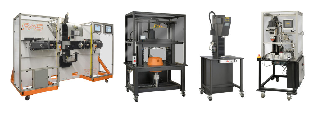 Dual Servo Spin Welding System, SW950 Servo Spin Welding Machine, SW Servo Spin Welding Machines Model SW750, 850 & 900, Custom Spin Welding Rotary System