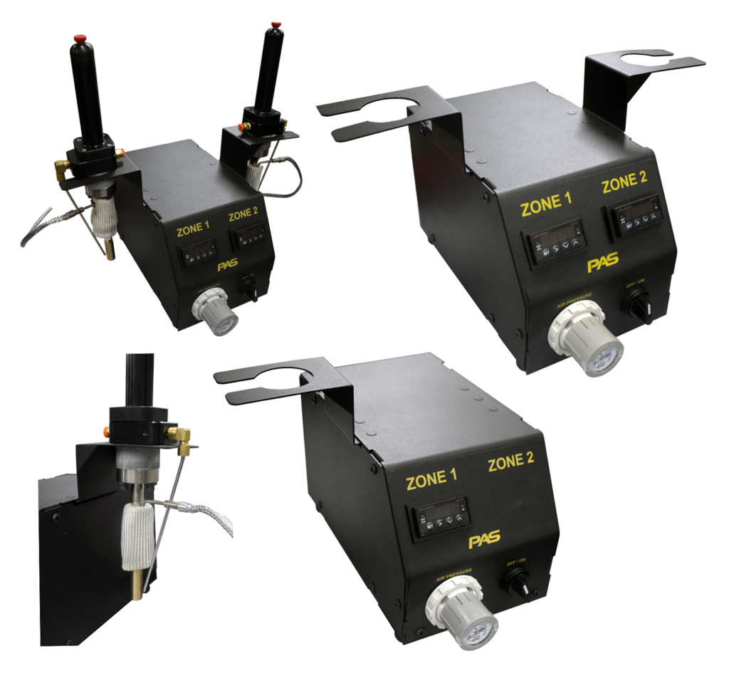 Hand-held Heat Staking Pistol and Pencil Stations for Thermoplastic Assembly